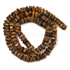 Natürlichen Tigerauge Perlen Stränge&nbsp;G-G317-A27-3X6MM