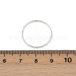 925 schlichter Fingerring aus Sterlingsilber&nbsp;RJEW-P165-01B-S