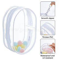 Transparente Aufbewahrungsbeutel aus Kunststoff mit Reißverschluss für Puppen&nbsp;DIY-WH0899-713A