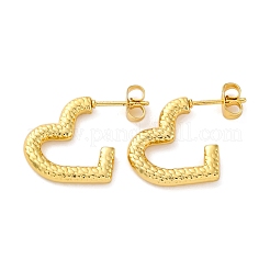 Orecchini a bottone in acciaio inossidabile 304 per donna&nbsp;EJEW-L296-032G-02