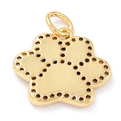 Real 18k micro latón chapado en oro micro encantos cubic zirconia encantos&nbsp;ZIRC-L100-085G
