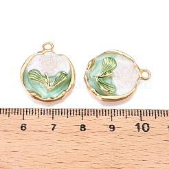 Crémaillère placage pendentifs en émail d'alliage&nbsp;ENAM-N056-414