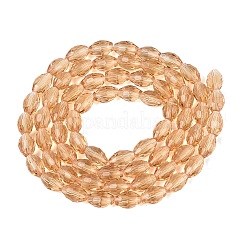 Fili di perline do vetro trasparente&nbsp;LS-GLAA-N071-01A-A07