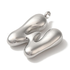 Pendentifs en acier inoxydable 304 anti-ternissement&nbsp;STAS-M017-08P-23