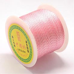 Cordon tressé en nylon pour la création de bijoux tissés et le macramé.&nbsp;NWIR-R026-3.0mm-103