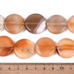 Chapelets de perle en agate naturelle teinte&nbsp;G-Q606-23F-A01