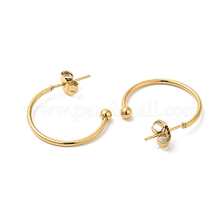 Orecchino a perno in acciaio inossidabile 304&nbsp;EJEW-H134-02C-G