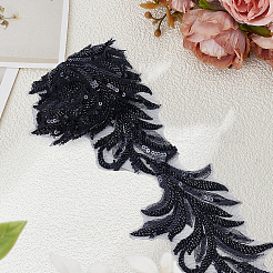 2 Yards Polyester-Blumen-Nähornament&nbsp;DIY-MA0007-16A
