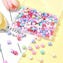 200 Stück undurchsichtige Acrylperlen&nbsp;TACR-FS0001-50
