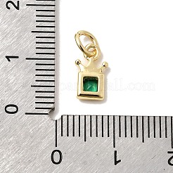 Messing Zirkonia Charme&nbsp;KK-G554-01B-02