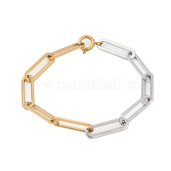 Bracelets à chaîne en acier inoxydable 304 pour hommes et femmes&nbsp;BJEW-Z108-04GP