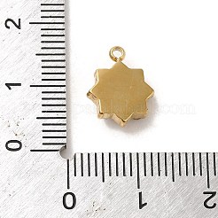 304 Edelstahl mit Kristallglas-Strass-Anhängern&nbsp;STAS-L022-264G-01