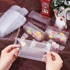30 Stück rechteckige transparente PVC-Geschenkverpackung aus Kunststoff&nbsp;CON-NB0001-85A