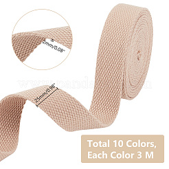 35 m flaches Polycotton-Band in 10 Farben&nbsp;OCOR-PH0002-67