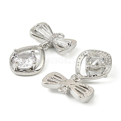 Pendentifs avec zircon cubiques à micro-pavés en laiton&nbsp;LS-KK-C107-20B-P