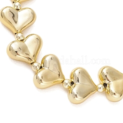 Braccialetti con catena a maglie in acrilico placcato per donna&nbsp;BJEW-JB13491