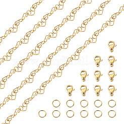 DIY-Kits zur Herstellung von Kettenhalsketten aus Edelstahl 304&nbsp;DIY-TA0012-14