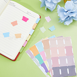 25 hoja de papel de 5 colores con pestañas de índice&nbsp;DIY-FH0009-05