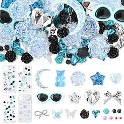 Kits de accesorios para cabujones de imitación de perla de plástico ABS&nbsp;DIY-FS0009-78