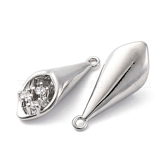 Messing Strass Anhänger&nbsp;KK-E793-24P