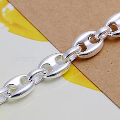 Ottone ovale braccialetti di collegamento per le donne&nbsp;BJEW-BB12513
