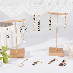 DIY-Set zur Herstellung asymmetrischer Ohrringe mit Katzenmotiv&nbsp;DIY-SC0021-21