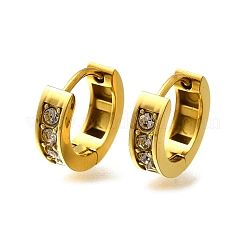 Pendientes de aro de acero inoxidable 304 para mujer&nbsp;EJEW-M068-10G-03