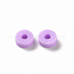 Chapelets de perle en pâte polymère manuel&nbsp;CLAY-R089-4mm-T03C