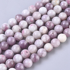 Filo di perline di tormalina rosa naturale chinses&nbsp;G-D0017-01B