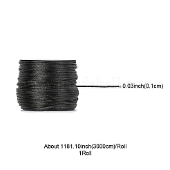 Cordones de cola de rata de satén de nailon de 30 m&nbsp;NWIR-YW0001-04-02