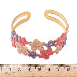 Bracelets manchettes en acier inoxydable 304 pour femmes&nbsp;BJEW-F525-04C-G