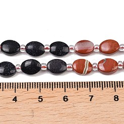 Fili di perline di diaspro rosso naturale&nbsp;G-Z135-A05