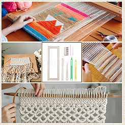 Holzflechtscheibe&nbsp;DIY-WH0591-557A