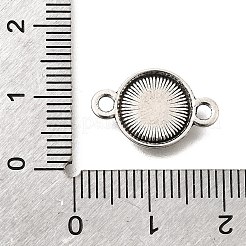 Tibetische Legierungsverbinder-Cabochon-Fassungen für Emaille&nbsp;FIND-D042-10A-AS