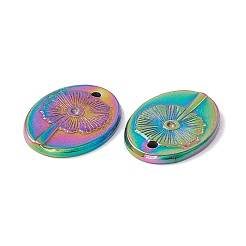 Ionenplattierung (IP) 304 Edelstahl Anhänger Strass-Einstellungen&nbsp;STAS-G278-19M