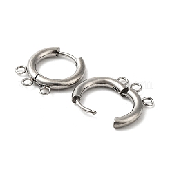 Boucles d'oreilles créoles en acier inoxydable 304 résistant au ternissement&nbsp;STAS-M320-01P