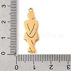 Pendentifs en acier inoxydable 304&nbsp;STAS-S178-05G-A