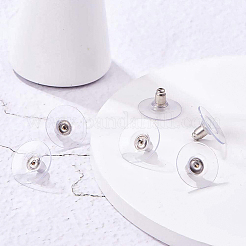 Anti-ossidazione rodiato 925 orecchino in argento sterling dadi per orecchini&nbsp;STER-BC0001-23P