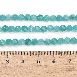 Natur Amazonit Perlen Stränge&nbsp;G-T152-A01-4mm
