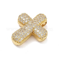 Ottone micro spianare pendenti zirconi&nbsp;KK-C254-12G