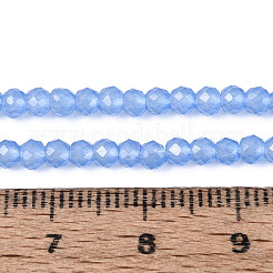 Chapelets de perles en verre imitation jade&nbsp;GLAA-T028-3mm-11L