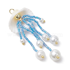 Pendentifs méduses en perles de verre&nbsp;PALLOY-MZ00571-03