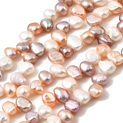 Brins de perles de culture d'eau douce naturelles&nbsp;PEAR-I007-03B-01D