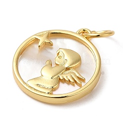 Natürlichen Muschel Anhänger&nbsp;KK-M271-08G