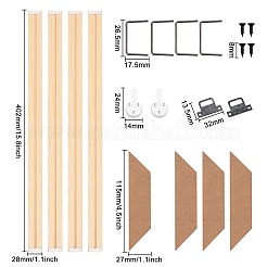 DIY Massivholz Leinwand Rahmen Kit&nbsp;DIY-BC0003-11A