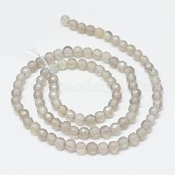 Natürliche Achat Perle Stränge&nbsp;G-R344-4mm-37