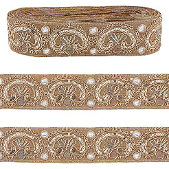 Cinta de poliéster de estilo étnico para decoración de costura.&nbsp;OCOR-WH20007-26C