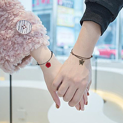 100 Stück 5 Farben gewachste Polyesterschnur zum Herstellen von Armbändern&nbsp;BJEW-DR00002