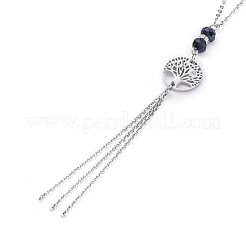 Collane lariat albero della vita&nbsp;NJEW-JN02535-02