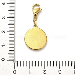 Decorazione pendente in acciaio inox 304&nbsp;LS-KEYC-B018-02G-03